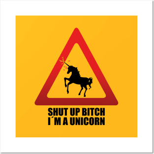 Unicorn Bitch Posters and Art